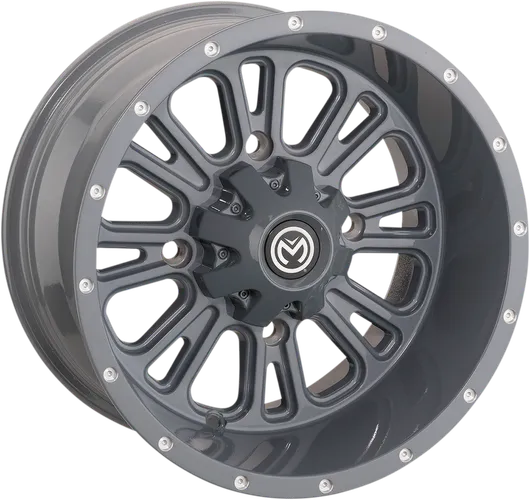 MU 399X Gray Rear Wheel Assembly 14x8 4/156 4+4
