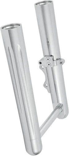 Arlen Ness Dual Disc Hot Legs Fork Covers Deep Cut Chrome