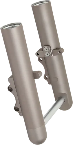 Arlen Ness Dual Disc Hot Legs Fork Covers Smooth Titanium