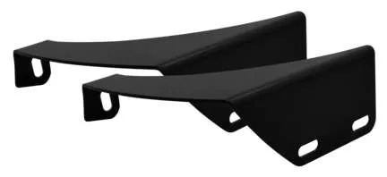BC Black Hidden Engine Guard Fairing Support Bracket Pair