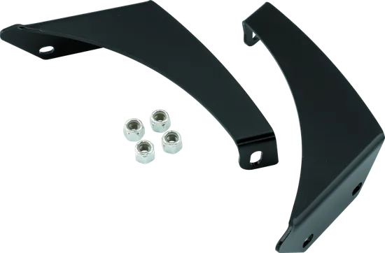 BC Black Hidden Engine Guard Fairing Support Bracket Pair