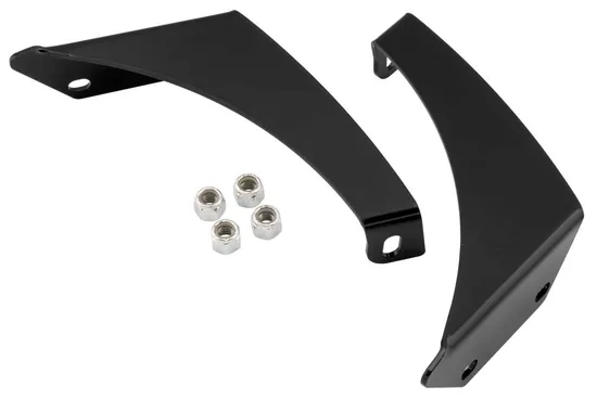BC Black Hidden Engine Guard Fairing Support Bracket Pair