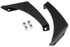 BC Black Hidden Engine Guard Fairing Support Bracket Pair