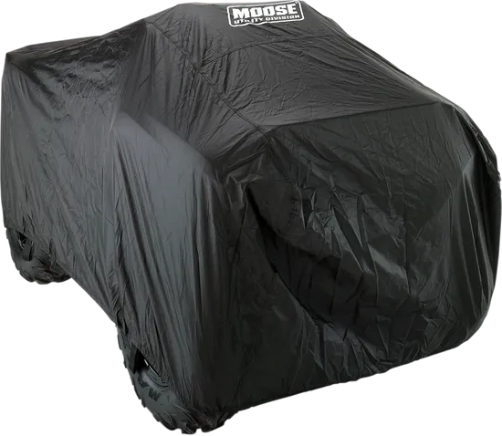 Moose Utility Black Dura ATV Cover 2XL Elastic Polyester for Large ATVs