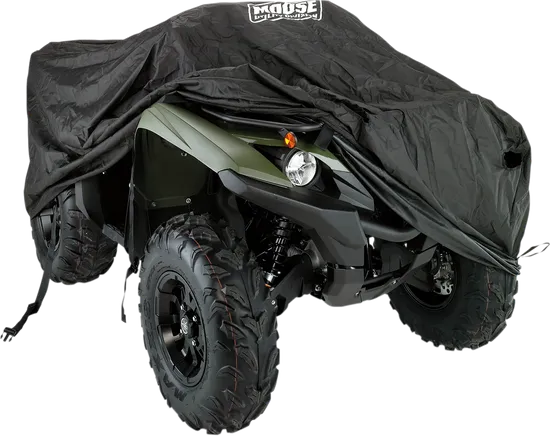 Moose Utility Black Trailerable ATV Cover Extra Large XL Elastic Polyester