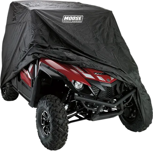 Moose Utility Black 2-Seater UTV Cover Elastic Polyester for Larger UTVs SXS