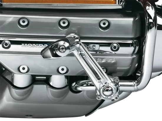 Kuryakyn Ergo Adj Chrome Cruise Footpeg Mount Kit w Dually Pegs