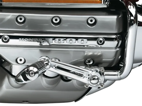 Kuryakyn Ergo Adj Chrome Cruise Footpeg Mount Kit w Dually Pegs