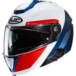 HJC Adult Unisex i91 Bina Modular Helmet Modular S Blue White Red