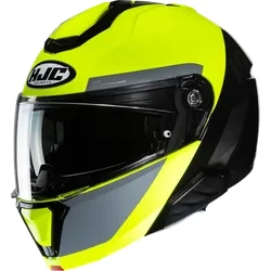 HJC Adult Unisex i91 Bina Modular Helmet Modular XL Black Yellow