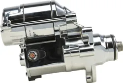 Harddrive Chrome High Torque Starter Motor 1.4kW