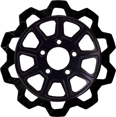 Lyndall Bow Tie Full Floating Rear Brake Rotor 11.8in. Black