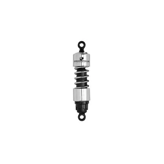 Progressive 412 Series Rear Shock Damper 11in Chrome NC 1