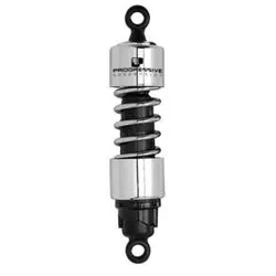 Progressive 412 Series Rear Shock Damper 11in Chrome NC