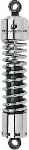 Progressive 412 Series Rear Shock Damper 11in Chrome Heavy Duty