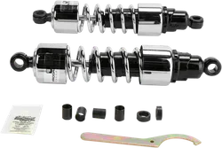 Progressive 412 Series Rear Shock Damper 13.5in Chrome Heavy Duty