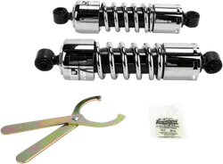 Progressive 412 Series Rear Shock Damper 11in Chrome NC