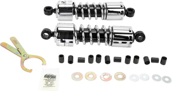 Progressive 412 Series Rear Shock Damper 11in Chrome