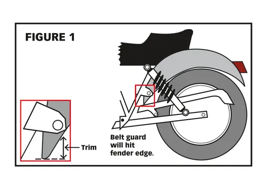 Progressive 412 Series Rear Shock Damper 11.5in Chrome NC