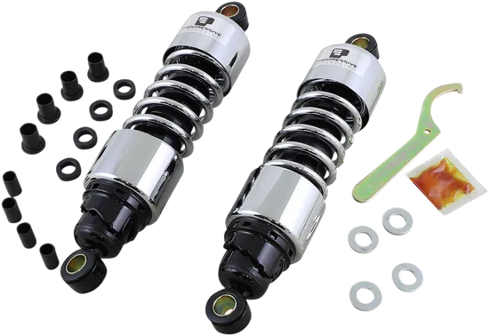 Progressive 412 Series Rear Shock Damper 11.5in Chrome
