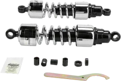 Progressive 412 Series Rear Shock Damper 13.5in Chrome Heavy Duty