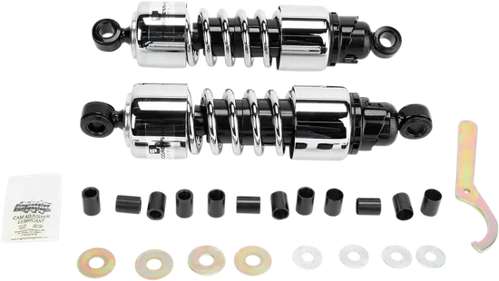 Progressive 412 Series Rear Shock Damper 11.5in Chrome