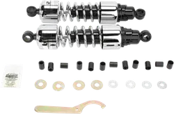 Progressive 412 Series Rear Shock Damper 13in Chrome STD Heavy Duty
