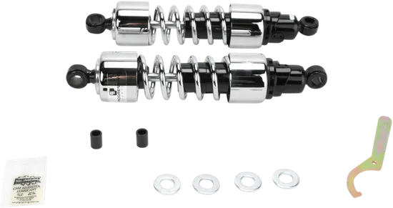 Progressive 412 Series Rear Shock Damper 13in Chrome Heavy Duty