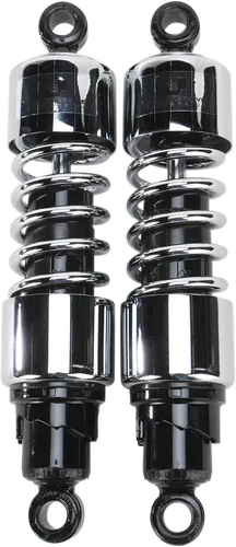 Progressive 412 Series Rear Shock Damper 12in Chrome