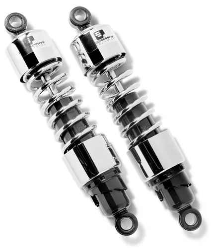 Progressive 412 Series Rear Shock Damper 11in Chrome 2