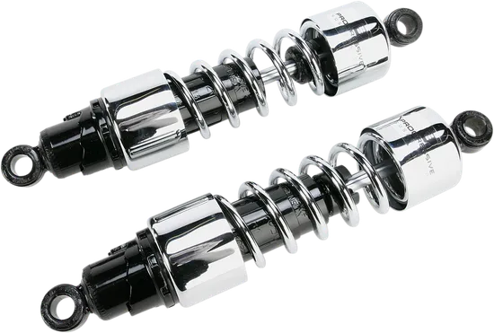 Progressive 412 Series Rear Shock Damper 13in Chrome