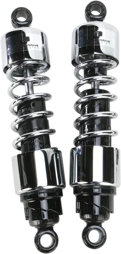 Progressive 412 Series Rear Shock Damper 12.5in Chrome