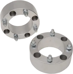 Moose Utility 2 1/2" Aluminum Wheel Spacer Pair 4/137 10mm Stud for ATVs UTVs