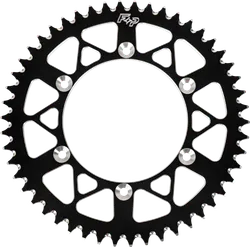 Fire Power Aluminum Rear Sprocket Black 420 53 Tooth