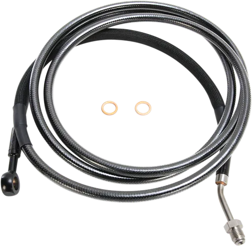 Magnum Braided Hydraulic Clutch Cable Black 80in. 180 Deg
