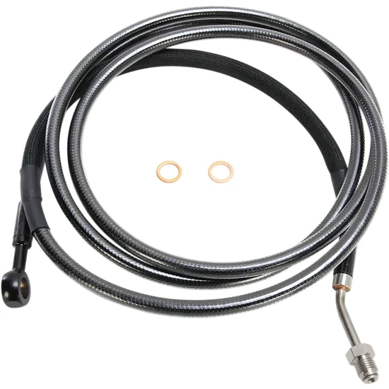 Magnum Braided Hydraulic Clutch Cable Black 80in. 180 Deg 2