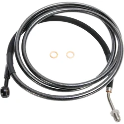 Magnum Braided Hydraulic Clutch Cable Black 80in. 180 Deg
