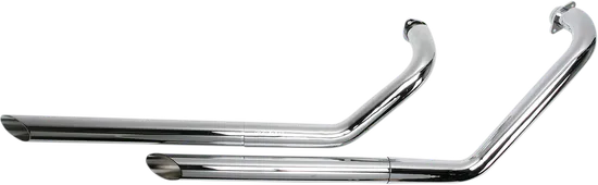 Cobra Chrome Slash Cut Classic Exhaust Muffler System 2