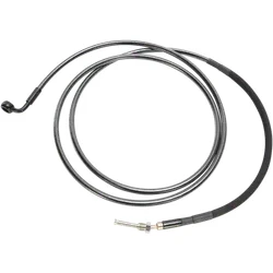 Magnum Braided Hydraulic Clutch Cable Black 82in. 90 Deg