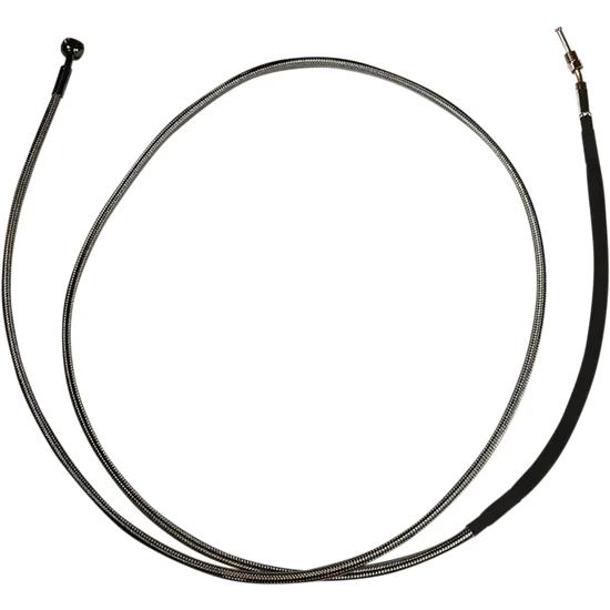 Magnum Braided Hyd Clutch Cable Black 80in 180 Deg 3