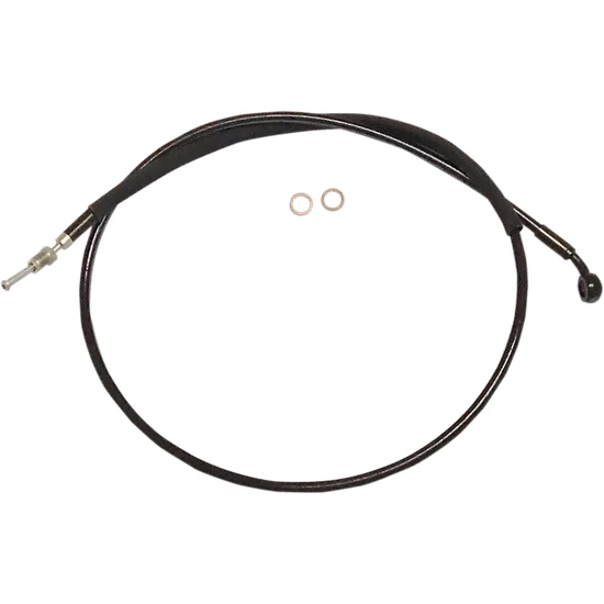 Magnum Braided Hyd Clutch Cable Black 80in 180 Deg 2
