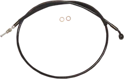 Magnum Braided Hydraulic Clutch Cable Black 82in. 180 Deg