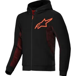 Alpinestars Adult Men Chrome Air Sport Hoodie 2XL Black Red