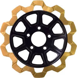 Lyndall Bow Tie Full Floating Rear Brake Rotor 11.5in. Gold