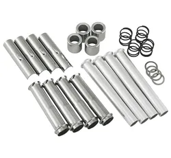 Twin Power Chrome Pushrod Cover Tube Kit
