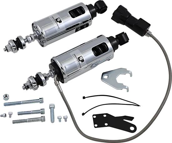 Progressive 422 Series Rear Shock Damper Chrome Adjustable Heavy Duty RAP
