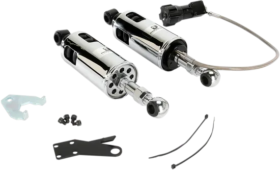 Progressive 422 Series Rear Shock Damper Chrome Adjustable RAP