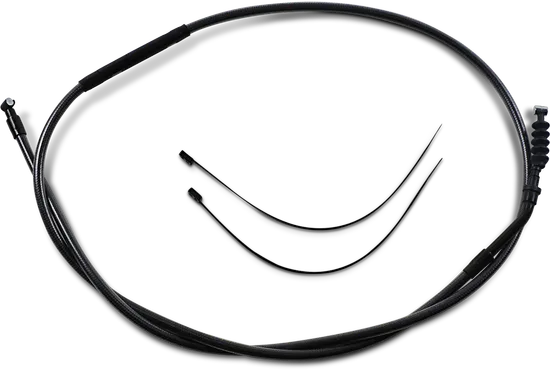Magnum High-Efficiency Braided Clutch Cable Black Pearl 4in. Over