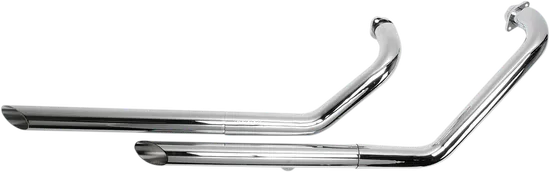 Cobra Chrome Full Drag Exhaust Muffler Tail Pipe System 2