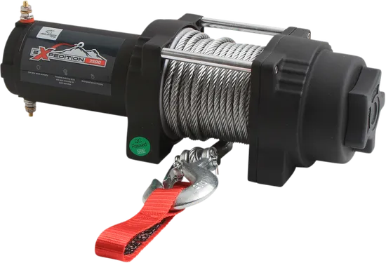 All Balls 4 Bolt Winch 3500lb Wire Rope with Remote